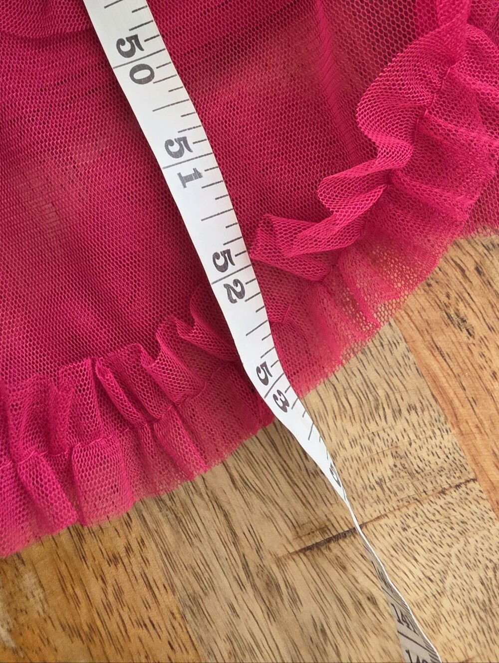 Boden Magenta Pink Tulle Ruffle Midi Dress Size US 4 / UK 8 Sleeveless Party - Picture 13 of 16